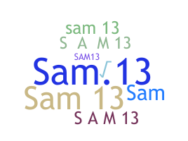 Becenév - Sam13