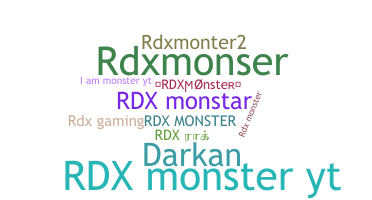 Becenév - RDXmonster