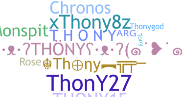 Becenév - Thony