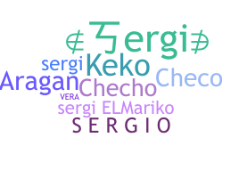 Becenév - Sergi