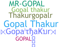 Becenév - Gopalthakur