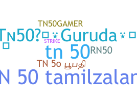 Becenév - TN50