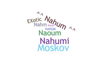 Becenév - Nahum