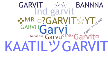 Becenév - Garvit