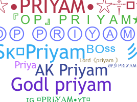 Becenév - Priyam