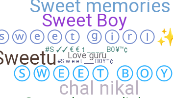 Becenév - Sweetboy