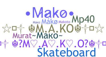 Becenév - Mako
