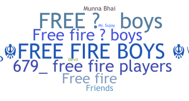 Becenév - Freefireboys