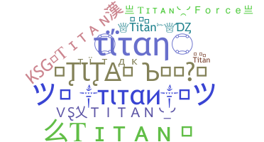 Becenév - Titan