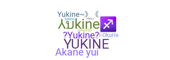 Becenév - Yukine