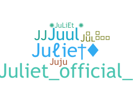 Becenév - Juliet