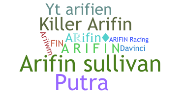 Becenév - Arifin