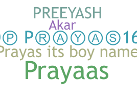 Becenév - Prayas