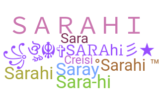 Becenév - sarahi