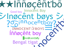 Becenév - innocentboy