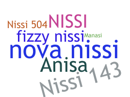 Becenév - Nissi