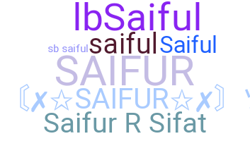 Becenév - Saifur