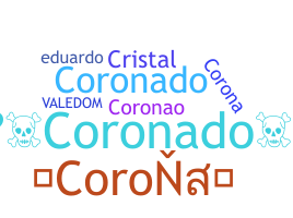 Becenév - Coronado