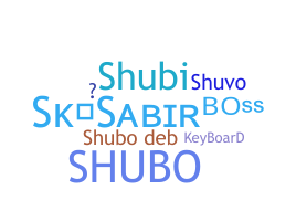Becenév - Shubo