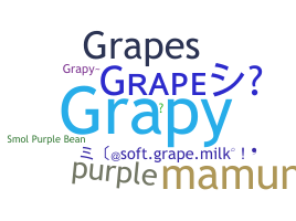 Becenév - Grape