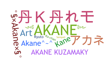 Becenév - Akane