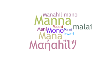 Becenév - Manahil