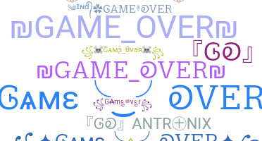 Becenév - GameOver