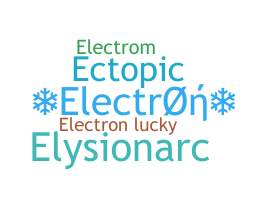 Becenév - electron