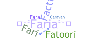 Becenév - Faria