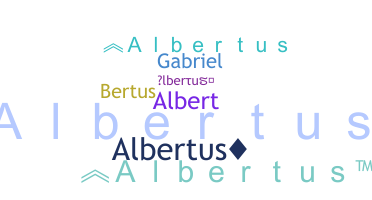 Becenév - Albertus