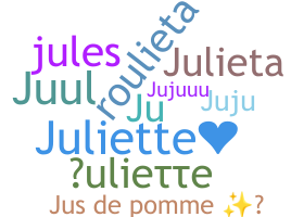 Becenév - Juliette