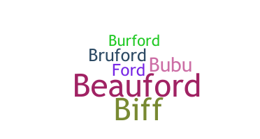 Becenév - Buford