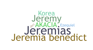 Becenév - Jeremia
