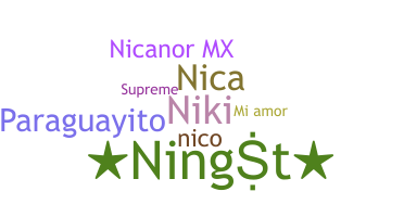Becenév - Nicanor