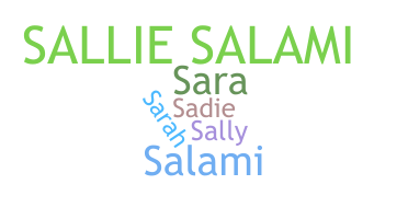 Becenév - Sallie