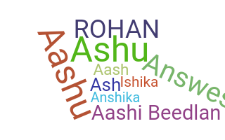 Becenév - Aashi