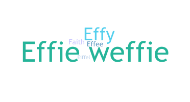 Becenév - Effie