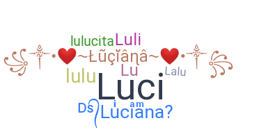Becenév - Luciana