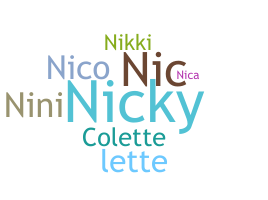 Becenév - Nicolette