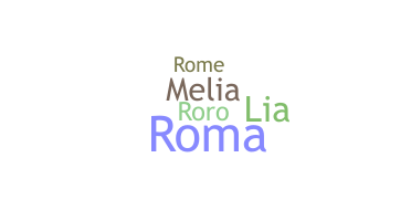 Becenév - Romelia