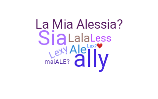 Becenév - ALESSIA