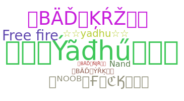 Becenév - Yadhu