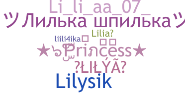 Becenév - Liliya