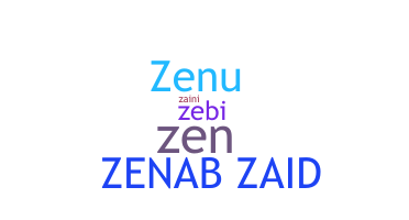 Becenév - Zenab