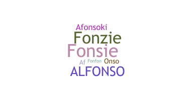 Becenév - Afonso