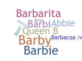 Becenév - Barbara