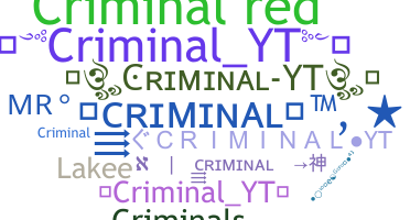 Becenév - CriminalYT