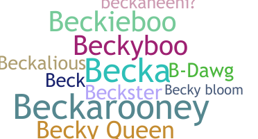 Becenév - Becky
