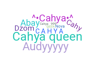 Becenév - Cahya