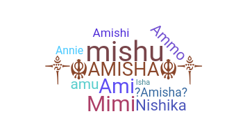 Becenév - Amisha